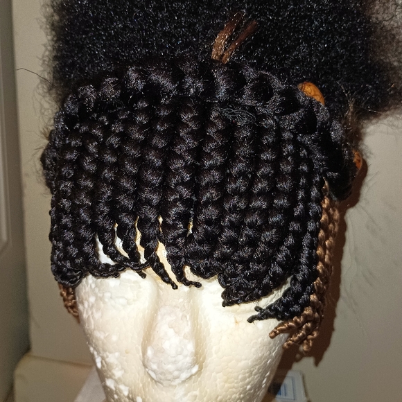 Cute Handmade Braided Ponytail Wig - Picture 2 of 6